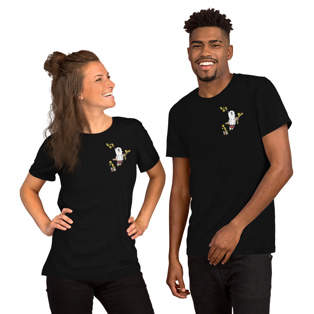 We Are Spirits in the Material World - Lebo Short Sleeve Unisex T-Shirt